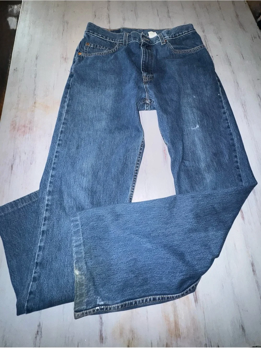 Vintage Levis 505 Jeans Mens 34x34 (32x30) Made USA Regular Fit Straight Leg 90s